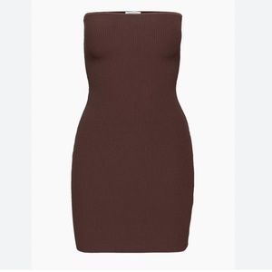Babaton Sculpt Knit dress - Brown (Medium)